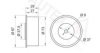 OPEL 636423 Deflection/Guide Pulley, timing belt